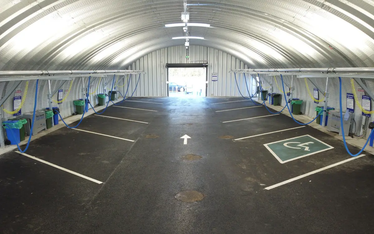 Indoor Carwash Bays